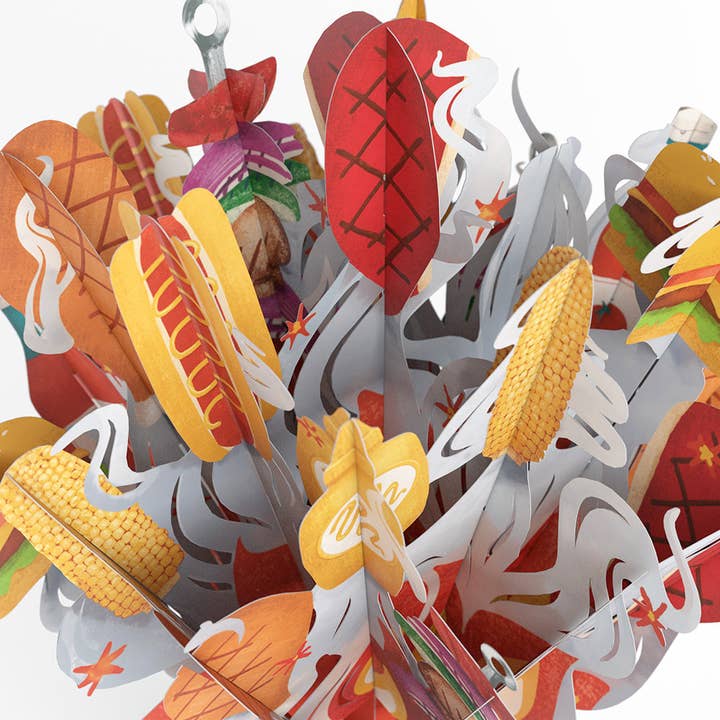 Lovepop Cards - Wholesale Everyday Greeting Card - Grill Master 12”H x 8.5”W Bouquet, Vase