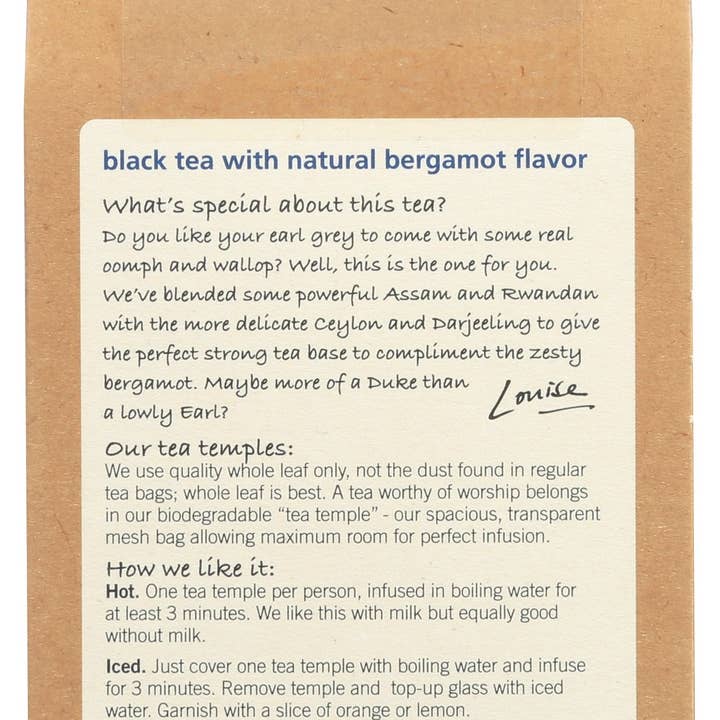 Everyday Supply Co - Wholesale Tea Bags - TEAPIGS TEA EARL GREY STRONG - Case of 61