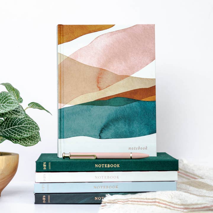 Duncan & Stone Paper Co. - Wholesale Journal/Diary - Blank Journal Notebook - Flat Lay Diary Journal Hardcover