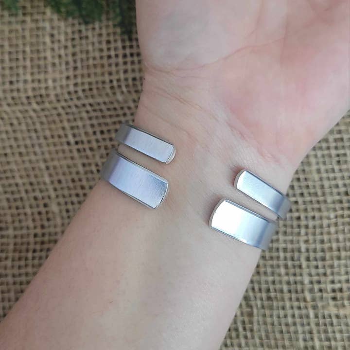 Jangles by Jan - Vente Bracelet manchette - Poignets gitans estampés à la main6