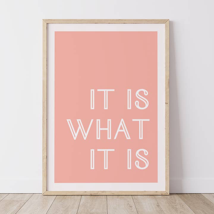 C'est ce que c'est Imprimer pour la vente par Chalk & Ivy Prints