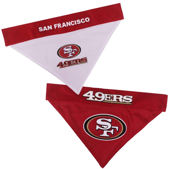 SAN FRANCISCO 49ERS VENDBAR BANDANA for engroshandel hos Pets First