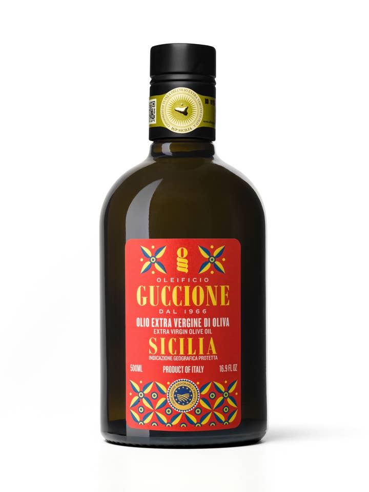 Guccione IGP SICILIA 500ml - Huile d'olive extra vierge Prem pour la vente par Oleificio Guccione