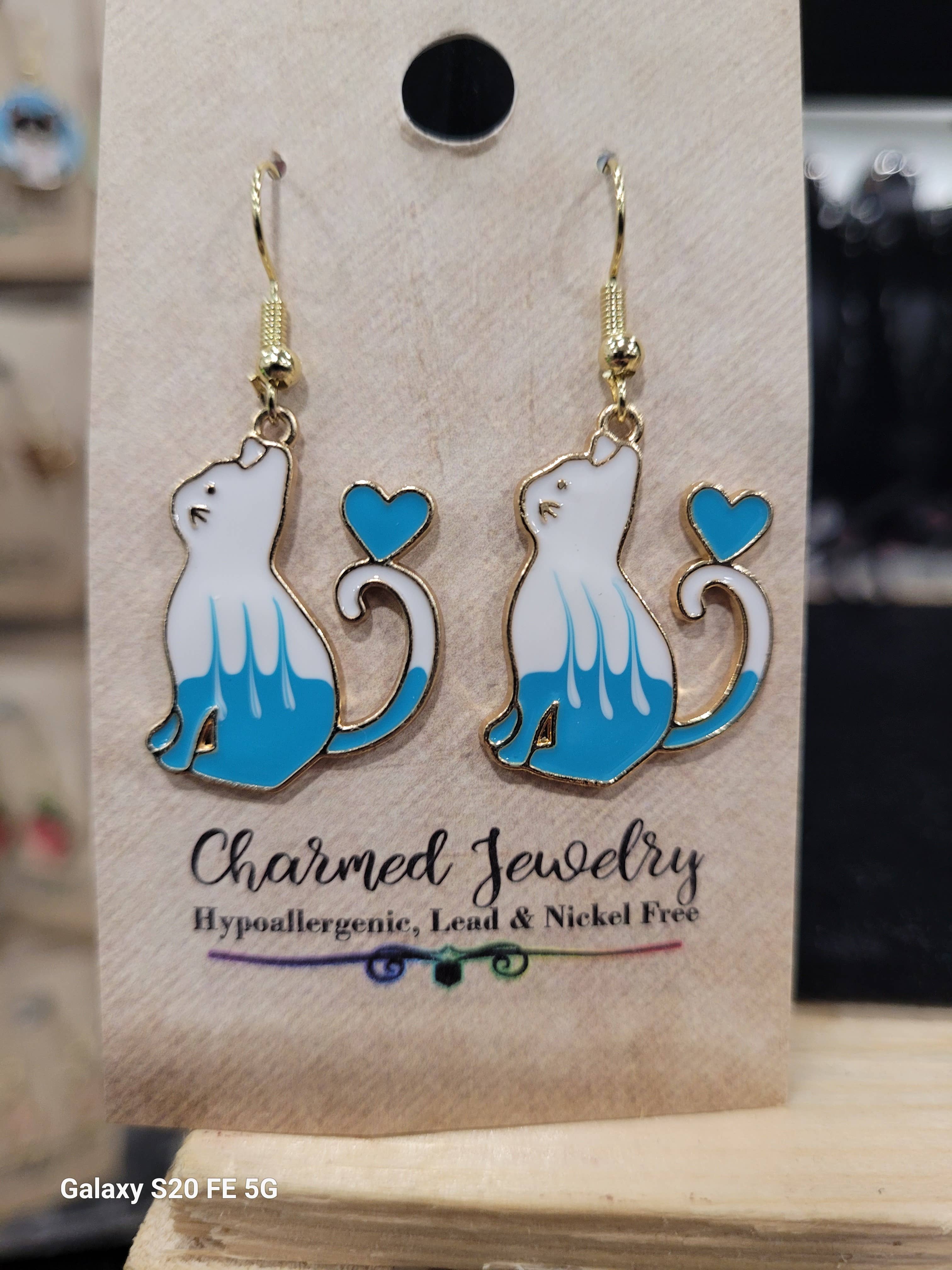 Con-Quest Crafts - Wholesale Dangle Earrings - Cat & Dog Earrings & Necklaces10