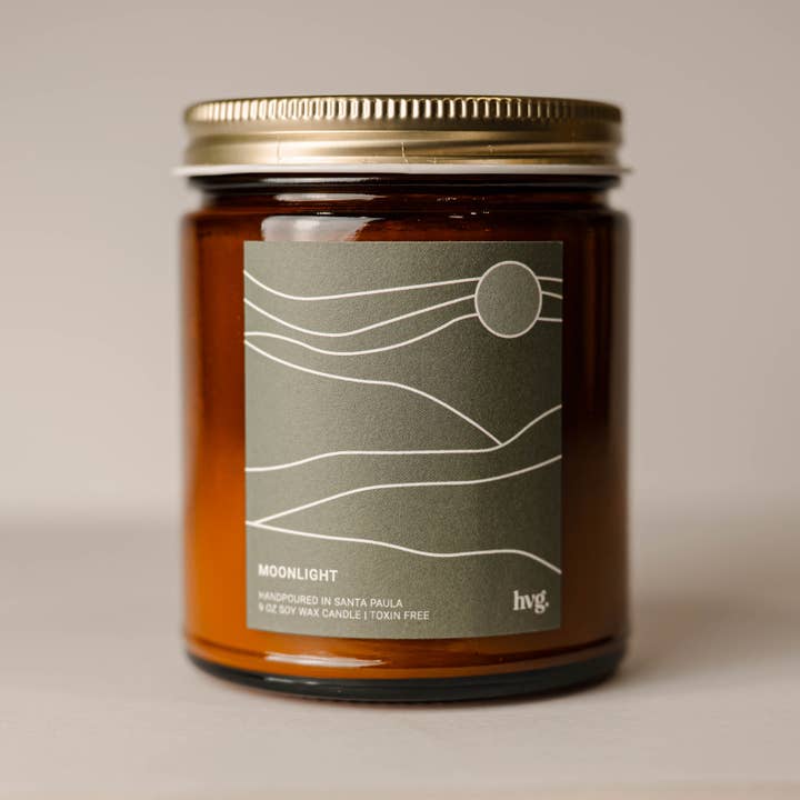 9 oz. Moonlight Soy Wax Candle for wholesale by Heritage Valley Goods