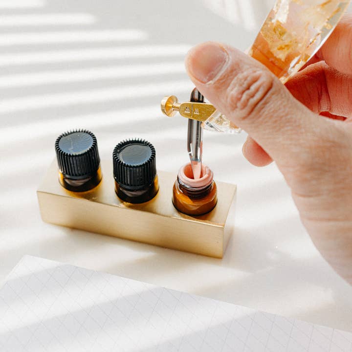 Written Word Calligraphy - Wholesale Paper Weight - Mini Tilted Inkwell1