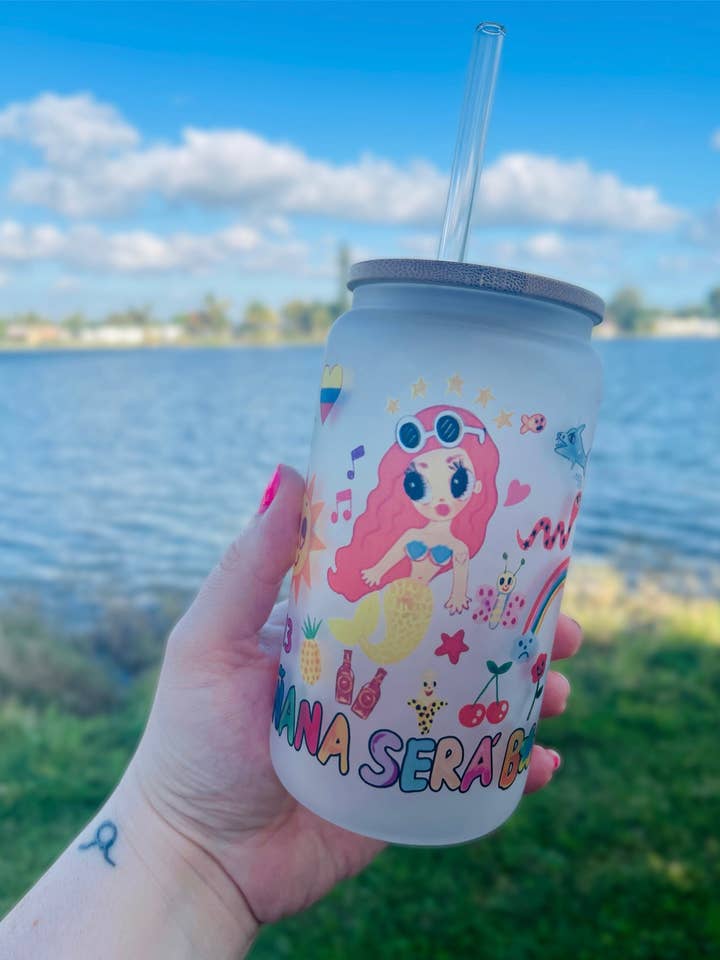 Tasse en verre Mañana Será Bonito pour la vente par SPDesignzCo