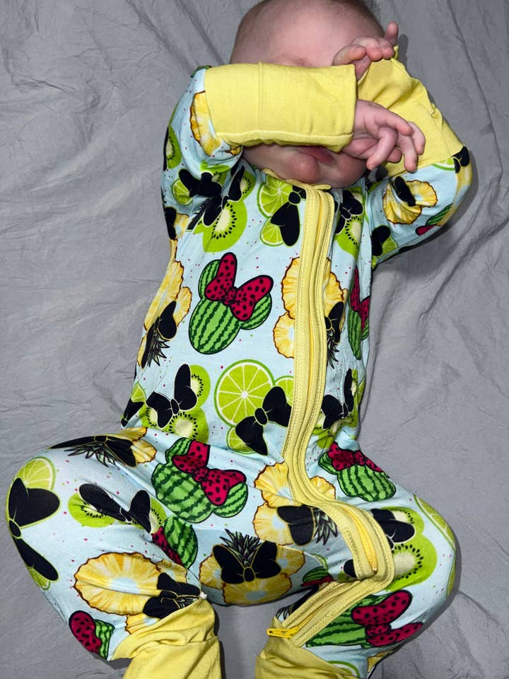 Baby Breath Boutique - Wholesale Sleepsuit - Baby - Minnie The Magical Fruits Sleeper