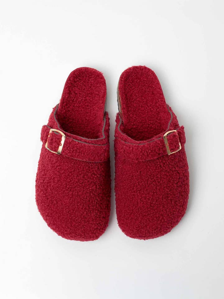 ADMAS Chaussons D'intérieur Nordic Sherpa Pour Femme... pour la vente par ADMAS