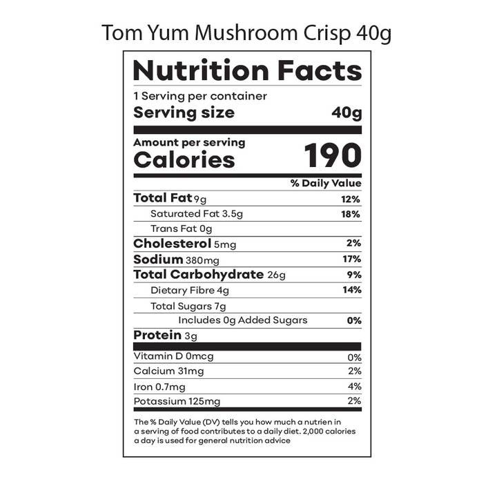 Asian Snacks - Wholesale Chips - MUSHROOM CRISPS - SPICY MALA FLAVOR - 40 Grams2