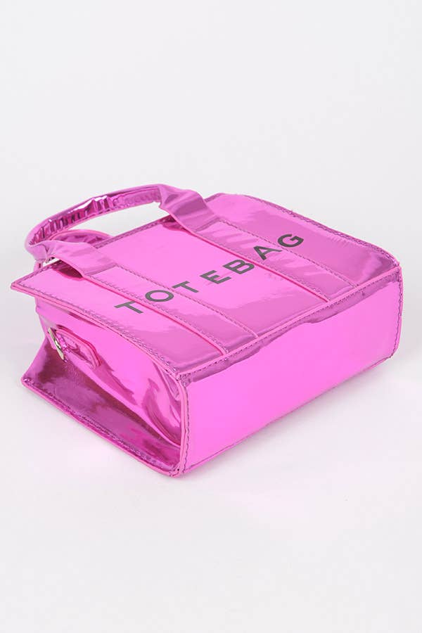 3AM BY H&D ACCESSORIES - Wholesale Tote Bag - Women's - Mirror Metallic Small Tote Bag9