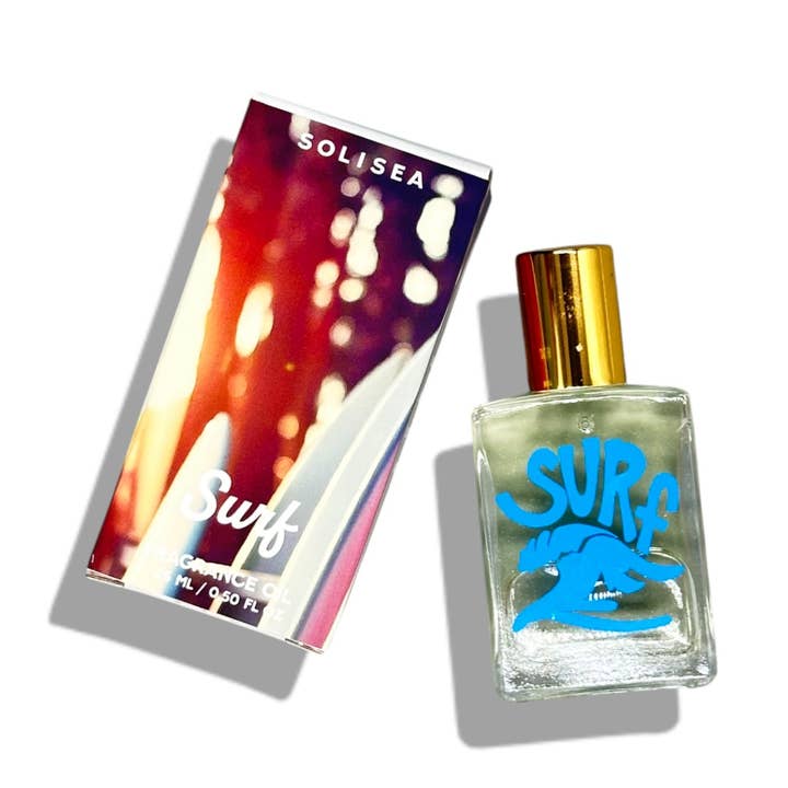 Parfum à l'huile SURF Roller • Sel de mer & Sable chaud pour la vente par Solisea