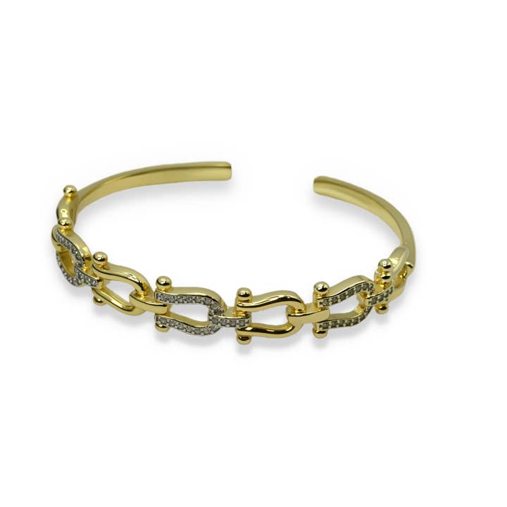 Western Locks Bangle for wholesale by Treasure Jewels Inc.