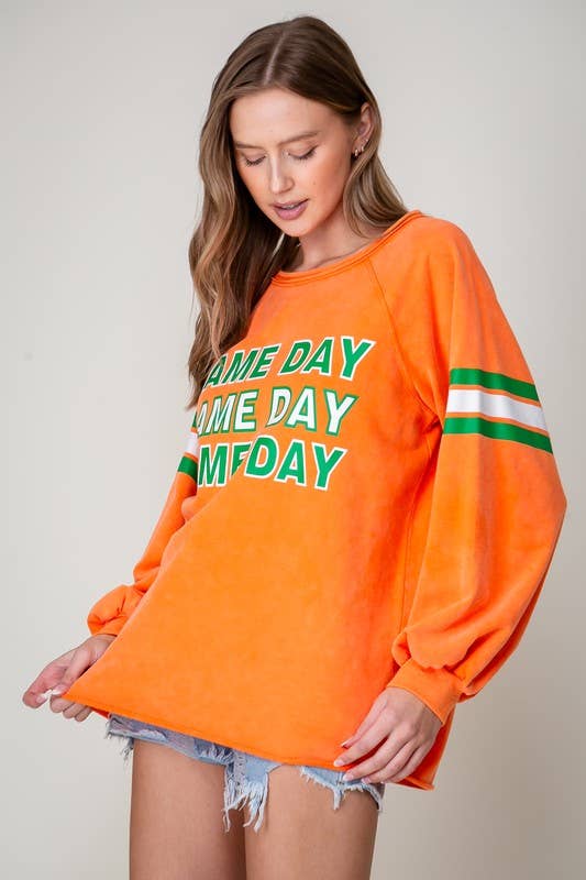 Vanilla Monkey – Camisola gráfica - Mulher por atacado – Game Day Ready Top6