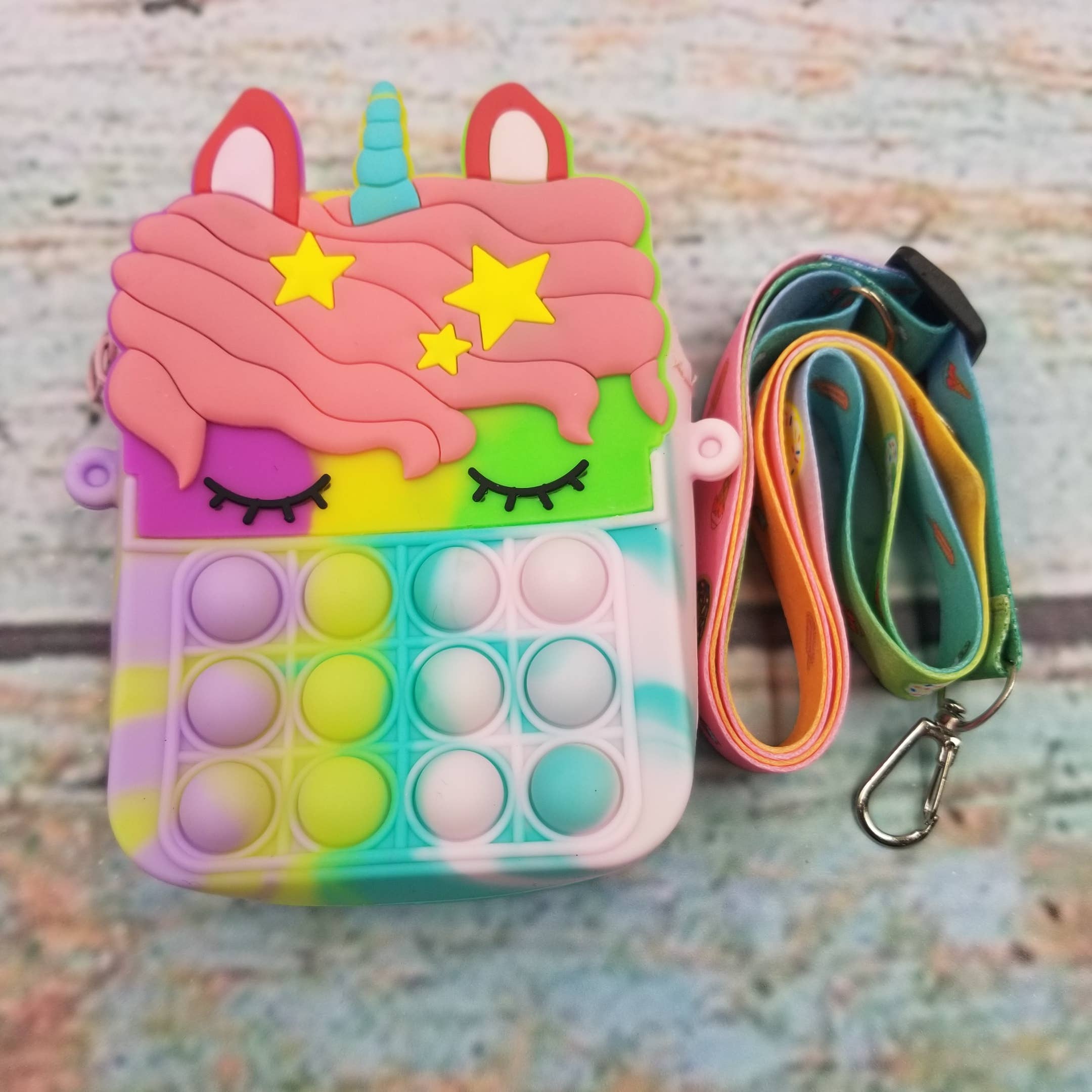 MIAS SHOP – wholesale Fidget toy – Kids – Unicorn Pop Bag Push Bubbles Fidget Toys3