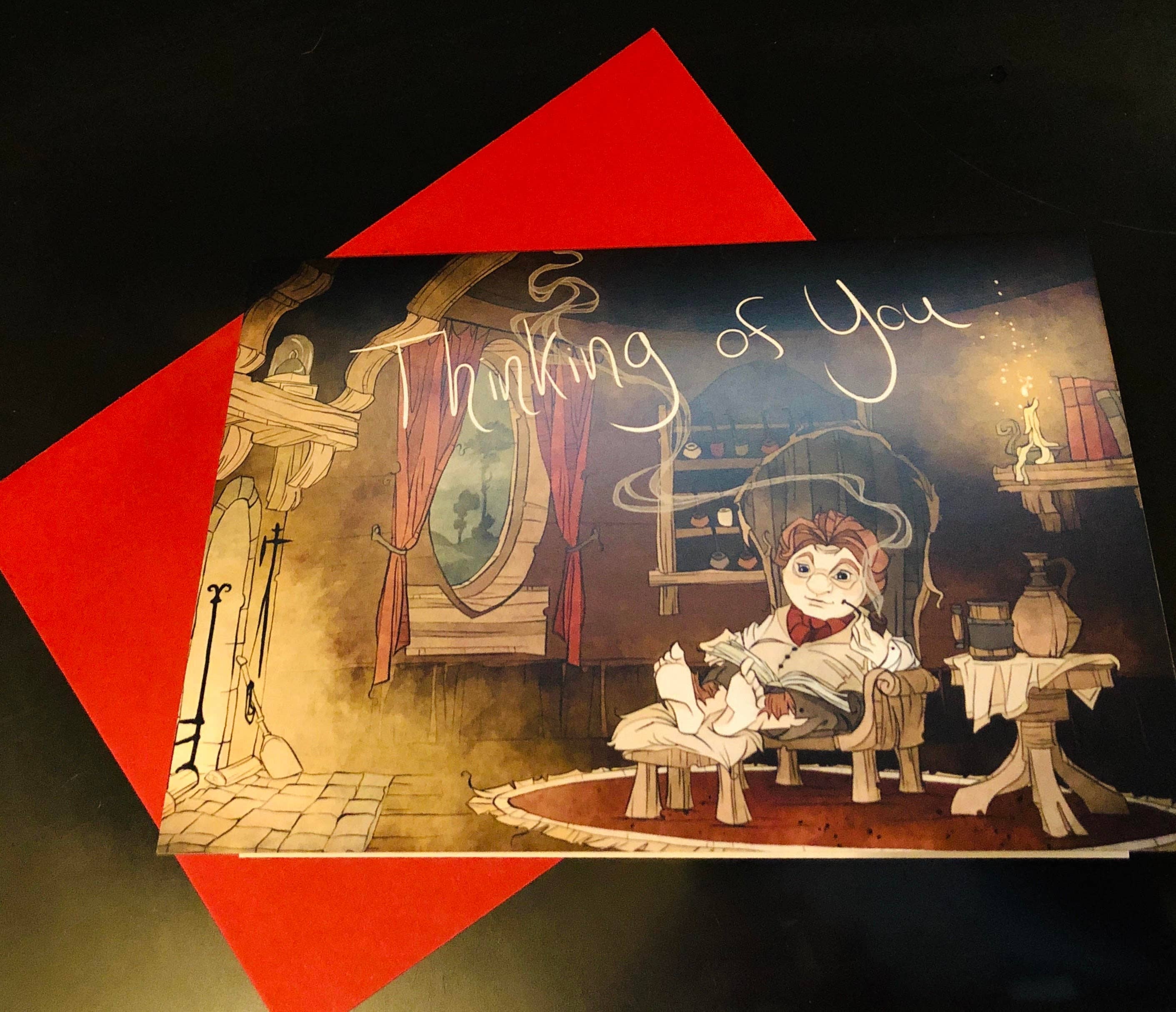 Dread Illustrations - Wholesale Sympathy Card - Hobbit Bilbo Tolkien Funny Sympathy Greeting Card3