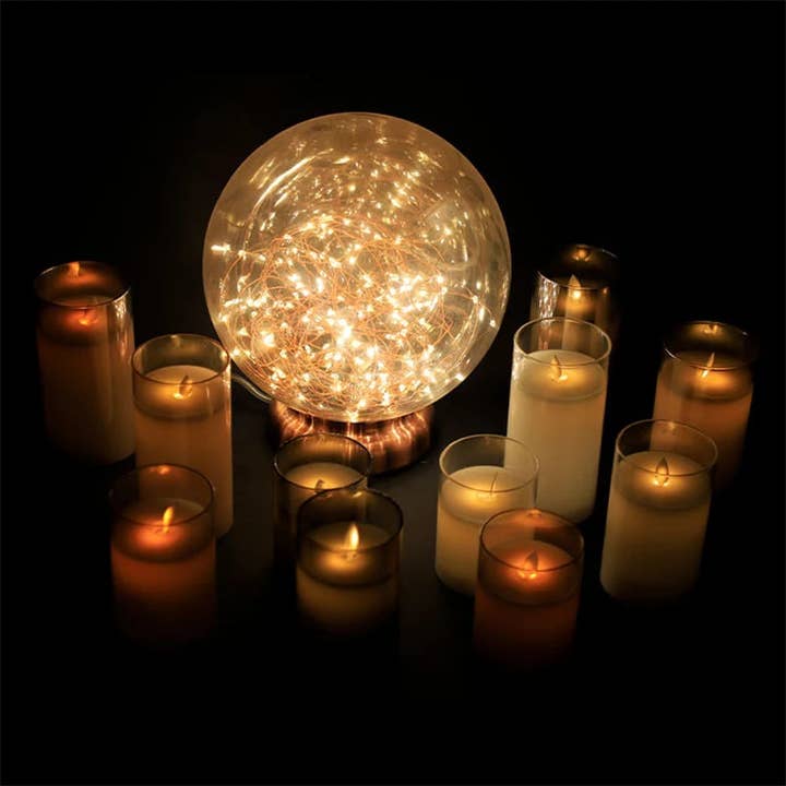 BRECK + FOX - Wholesale Flameless Candle - Flameless Candle 3-Piece Set