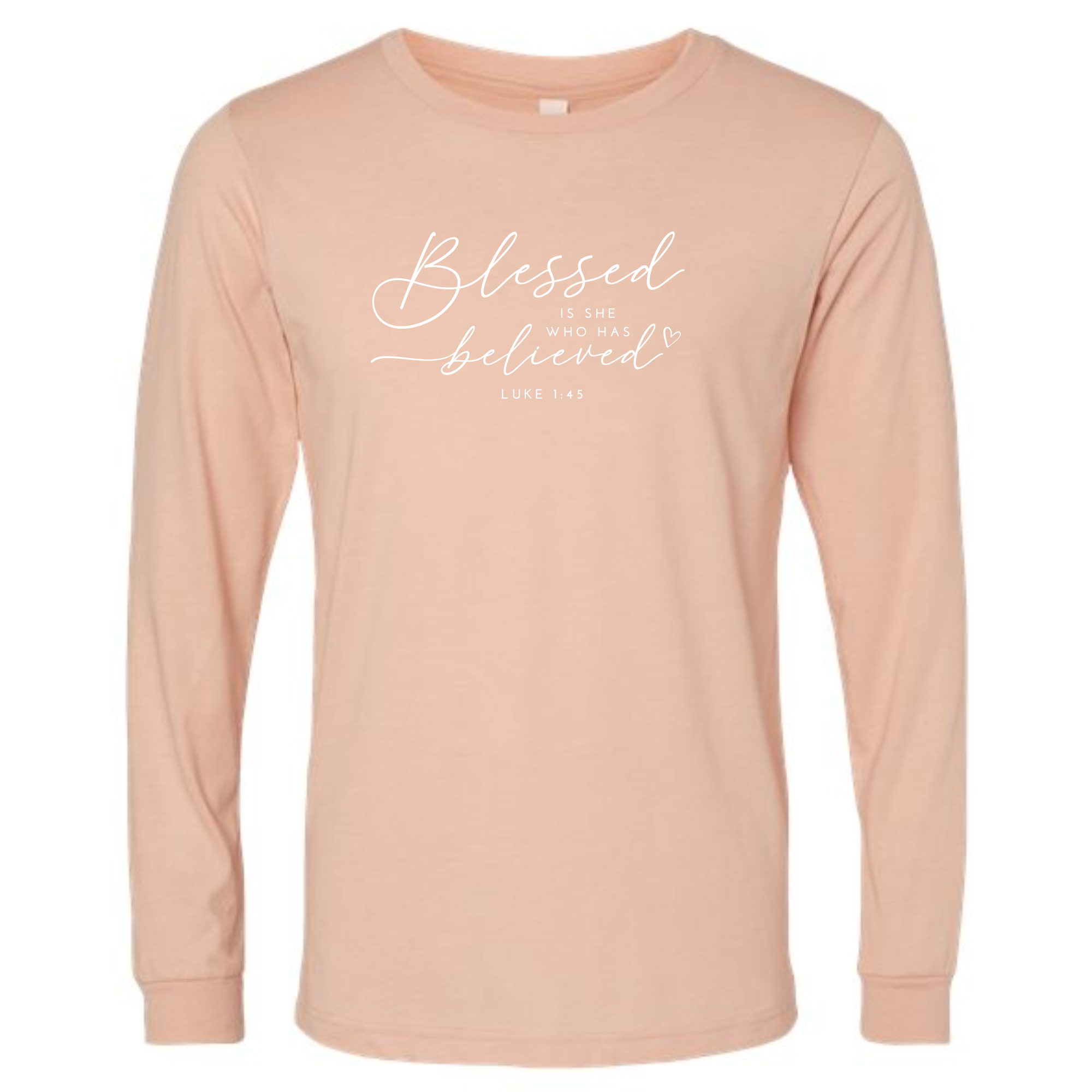 Faith & Life Christian Brands – Großhandel T-Shirt mit Siebdruck – Damen – Blessed Fall Graphic Langarmshirt mit benutzerdefiniertem Vers oder Text11