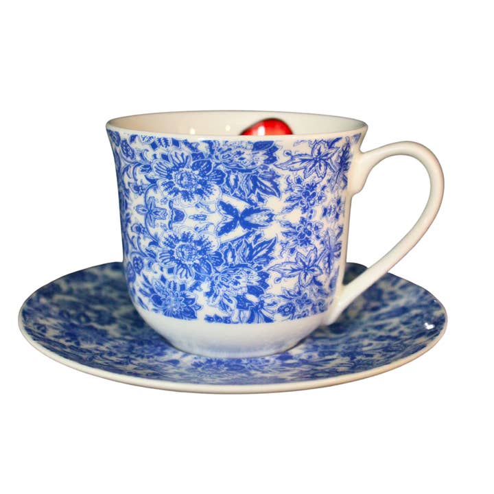 Bali Lobster Tea Cup & Saucer for wholesale by milly sands interiors ltd.