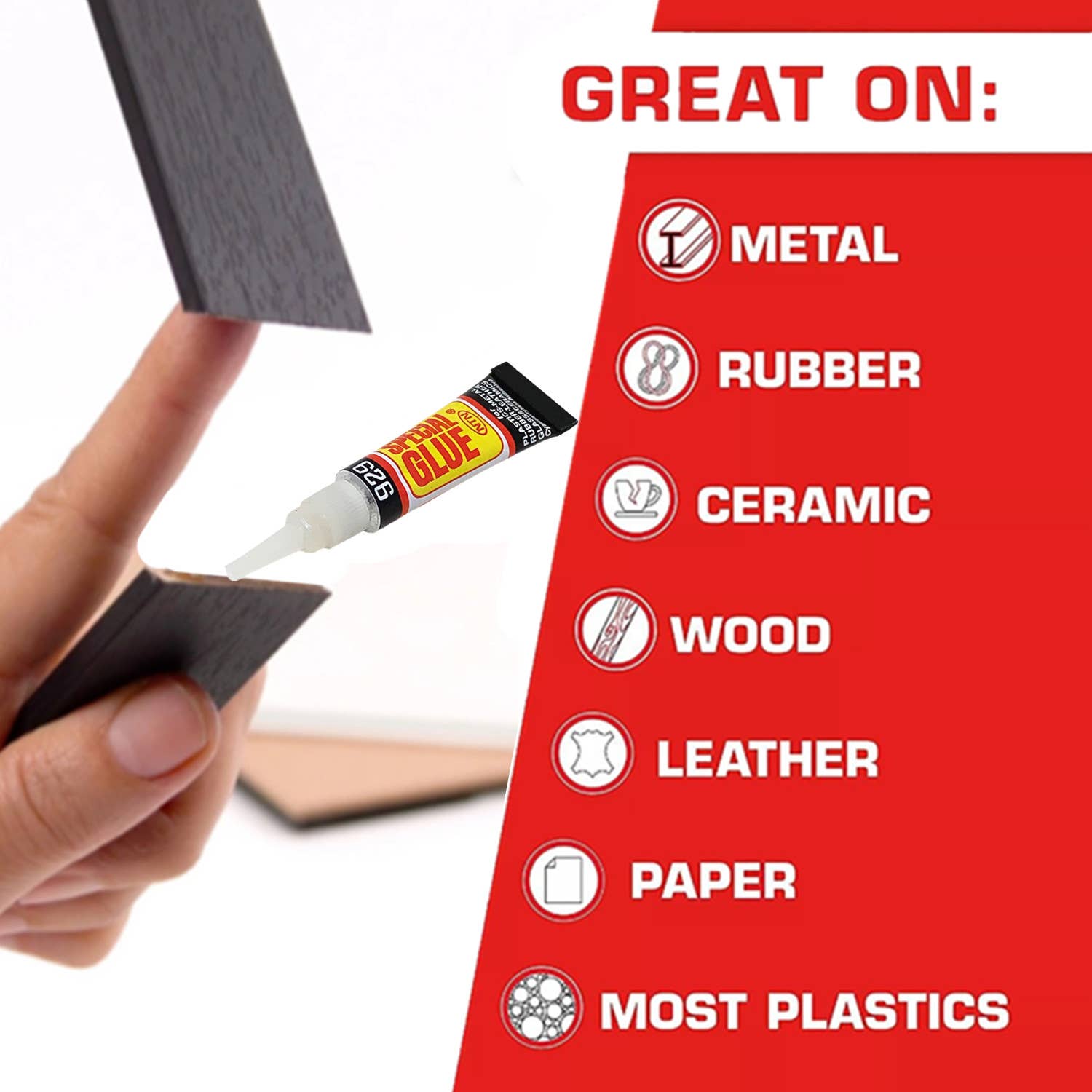 Tsyware - Wholesale Glue - 10 Ct Super Glue Cyanoacrylate Adhesive Wood Plastic Paper3