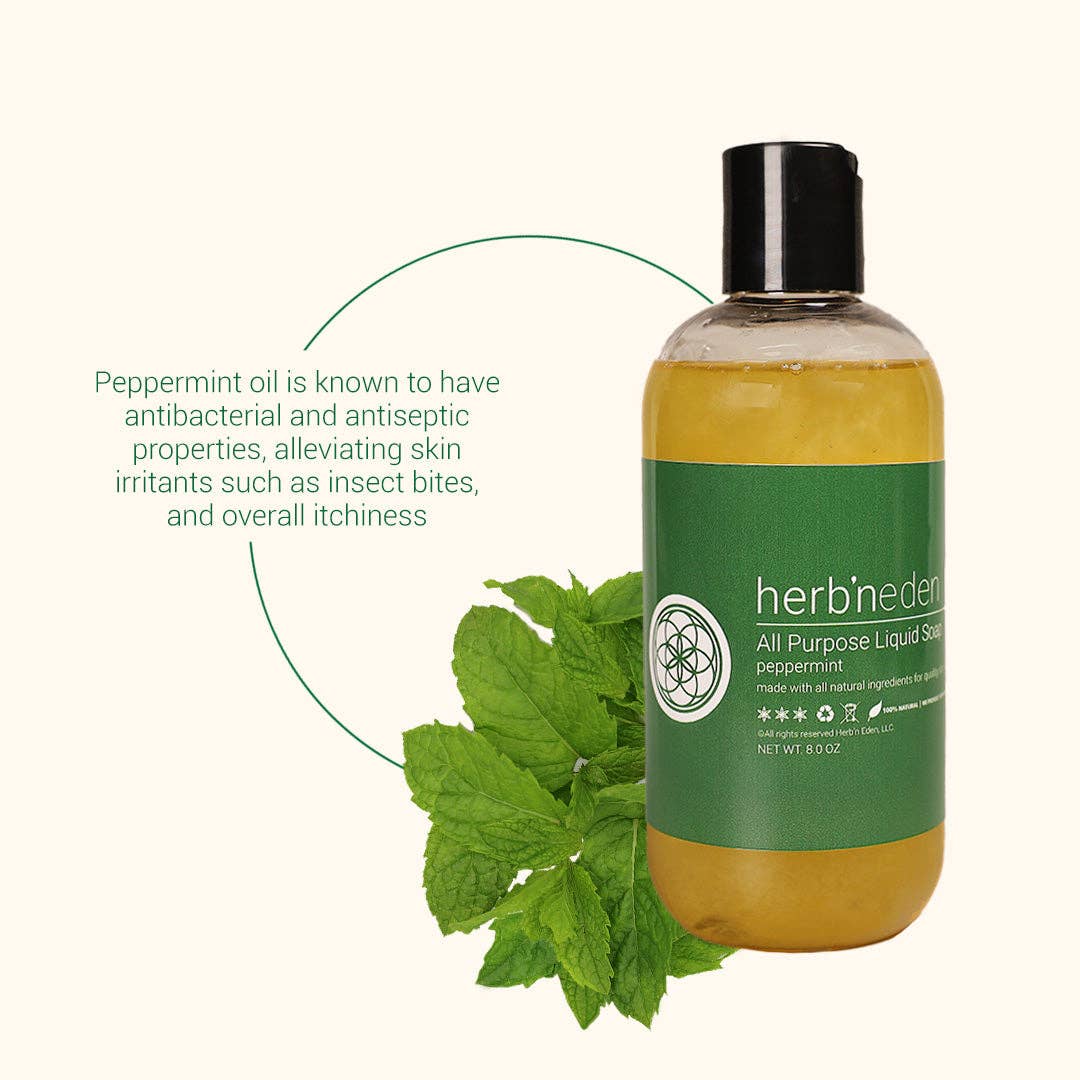 Herb'N Eden - Wholesale Body Wash/Shower Gel - Peppermint Body Wash3