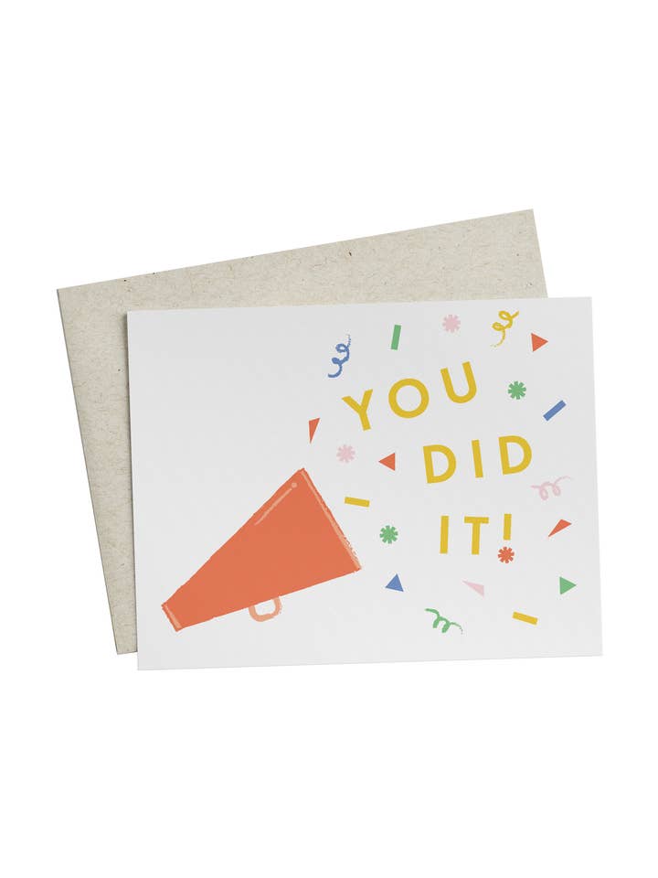 Cheer Cone Grattis Card för wholesale av Knot & Bow