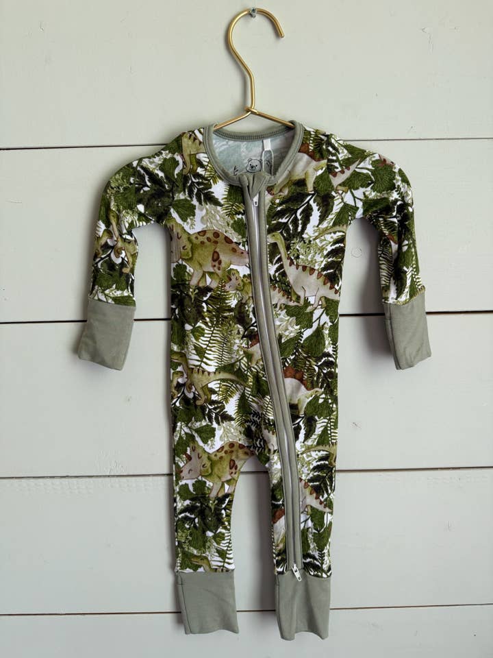 Dino Print Zippy for wholesale by Carol Bear Apparel