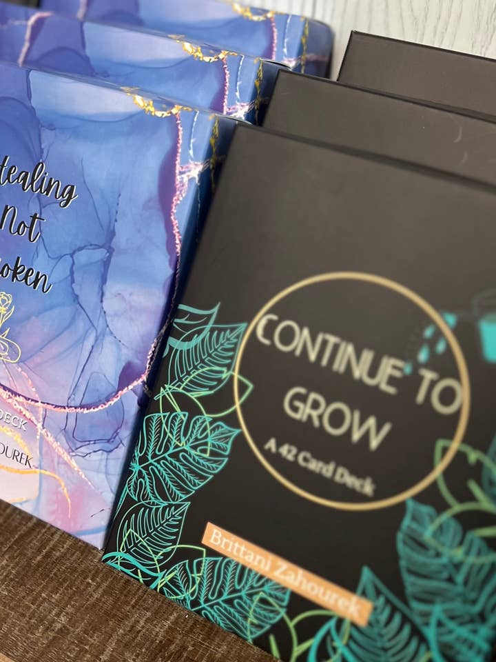 Le jeu de cartes Affirmation (Oracle) « Continue to grow » pour la vente par Healing Not Broken