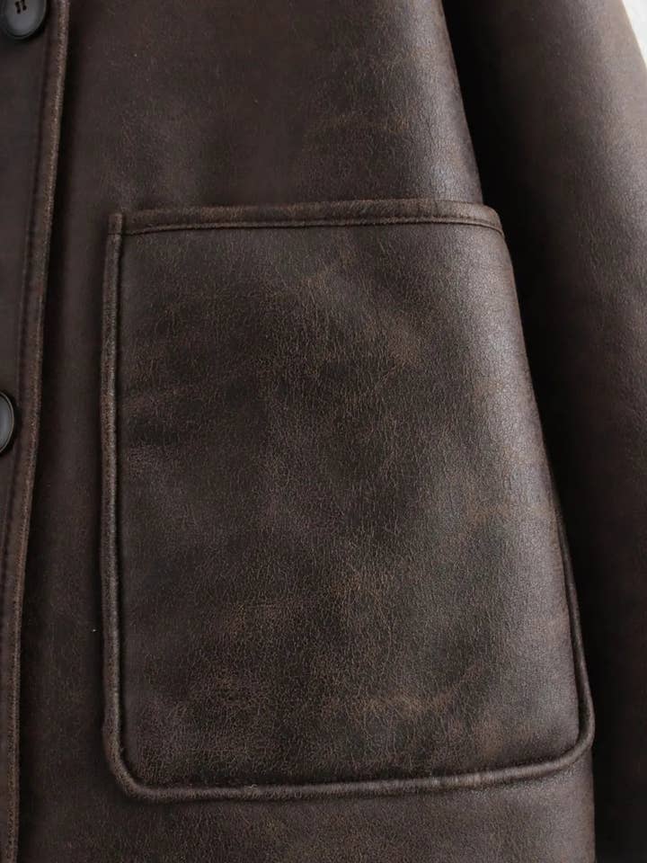 Chocolate Plush Jacket, Park Avenue | Women - BYMANYC ® New York for wholesale on Faire3