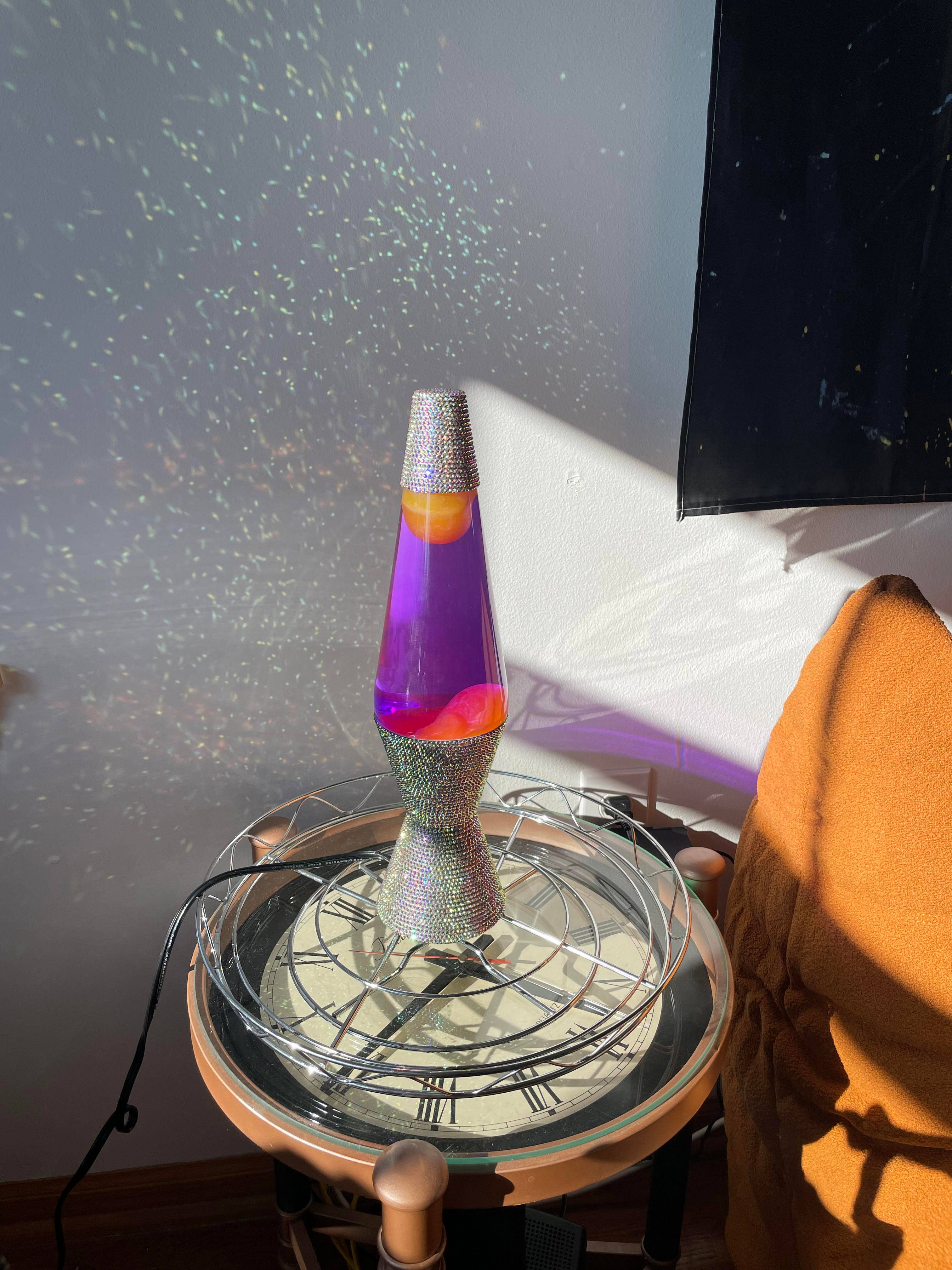 MOLLY SMILES - Wholesale Decorative Tabletop Object - bedazzled lava lamp2