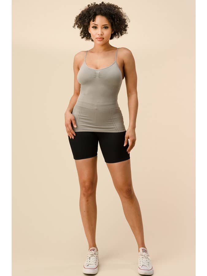 Amerikan Basics - Wholesale Camisole - Women's - Shelf Bra Seamless Camisole 4