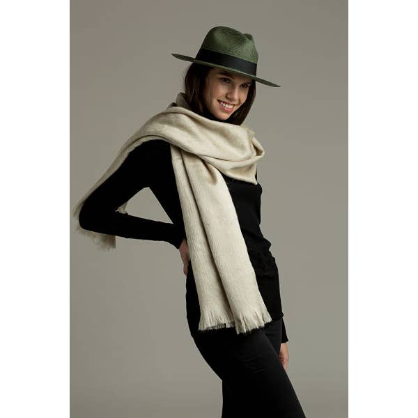 AWANA - Wholesale Strohoed - Dames - Klassieke Toquilla strohoed voor haar (Panama hoed)