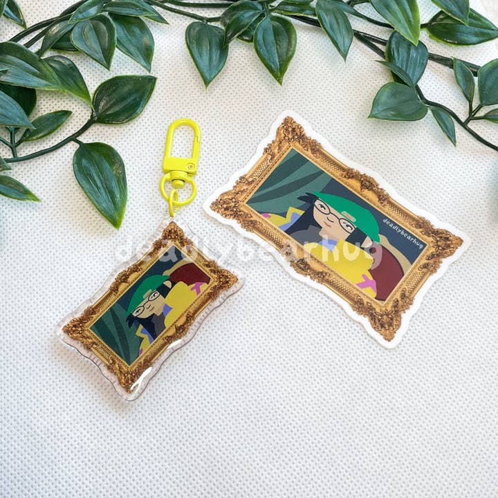 Killjoy KJ Wide Frame Widejoy Meme / Valorant Agent Ability Acrylic Keychain Charm | Double Sided Epoxy for wholesale by deadlybearhug