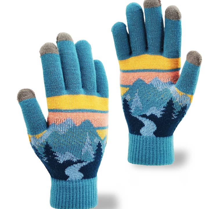 Northern Icons Creations INC - Wholesale Gloves - Unisex - Canyon Vista Knit Gloves