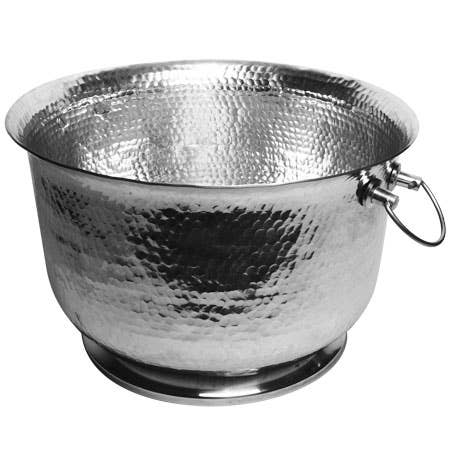 India Handicrafts Inc – Balde de bebidas por atacado – Banheira de Alumínio com Pegas5