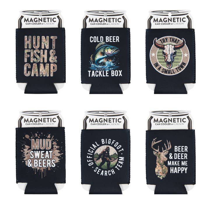 "Masculine" 36 Piece Magnet assortment for wholesale by Gift & Garden by Carson