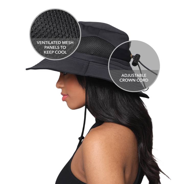 Hairbrella - Wholesale Bucket Hat - Women's - Satin-Lined, Waterproof Sun Hat