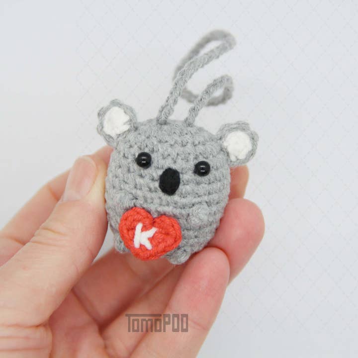 TOMOPOD LLC - Wholesale Ornament - Crochet Koala Car Mirror Hanging, Custom Christmas Ornament3