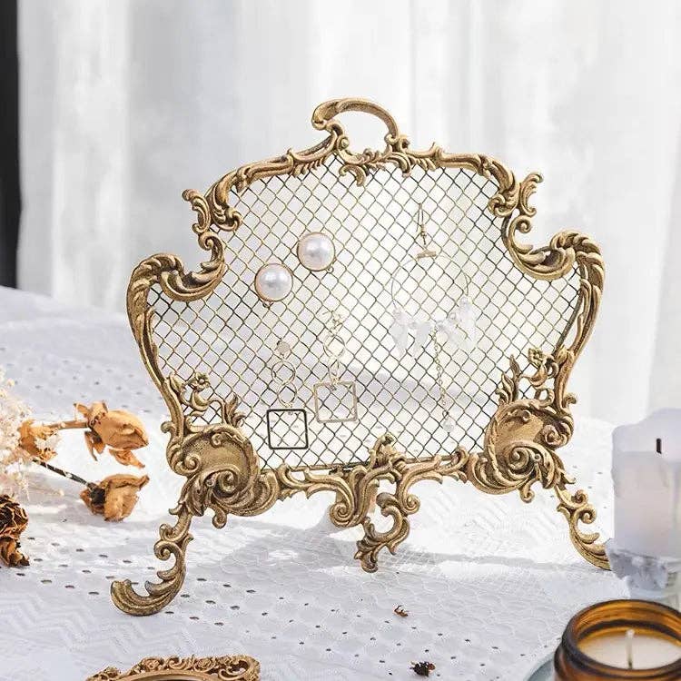 Vagabond Vintage - Wholesale Jewelry Stand & Display - PEWTER JEWELRY SHELF