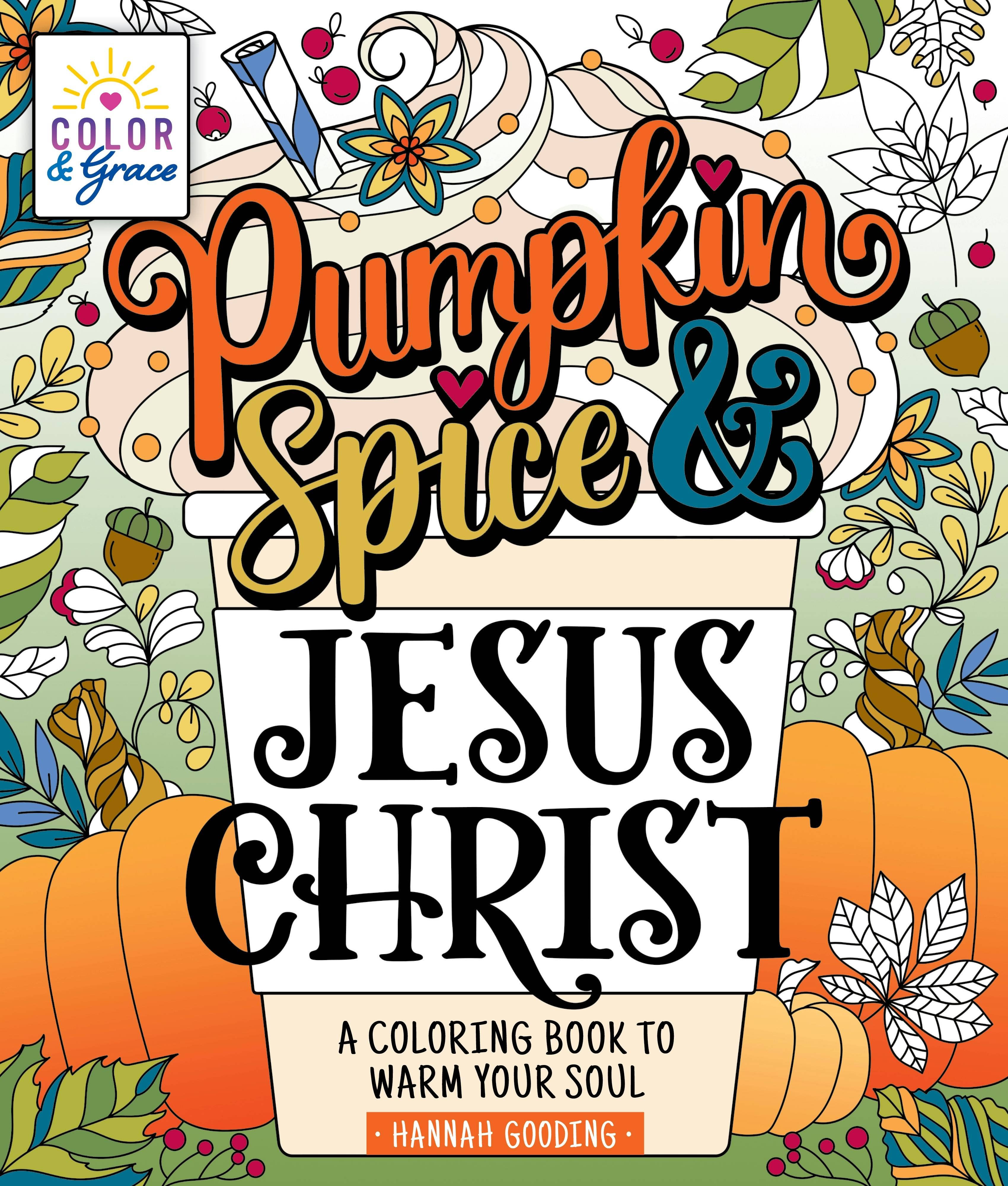 Macmillan Publishers - Wholesale Coloring & Activity Book - Adult - Color & Grace: Pumpkin Spice Coloring Book0