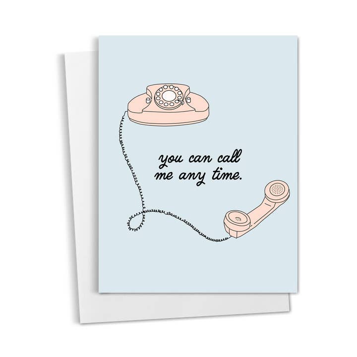 Call Me Greeting Card for wholesale by Asteria Studio