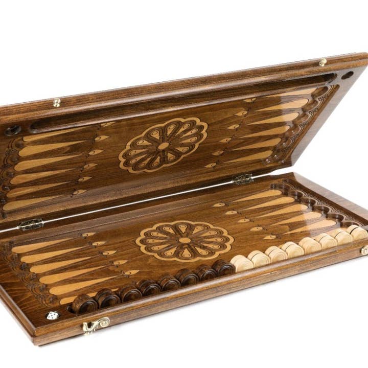 Hrachya Ohanyan - Wholesale Board Game - Backgammon rocoсo classic 24" x 24" x 2"9