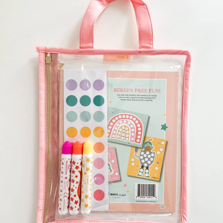 MagicPlaybook - Wholesale Art Set - Kids & Baby - Whimsical Kids Activity Kit | On-the-Go Coloring & Crafts2