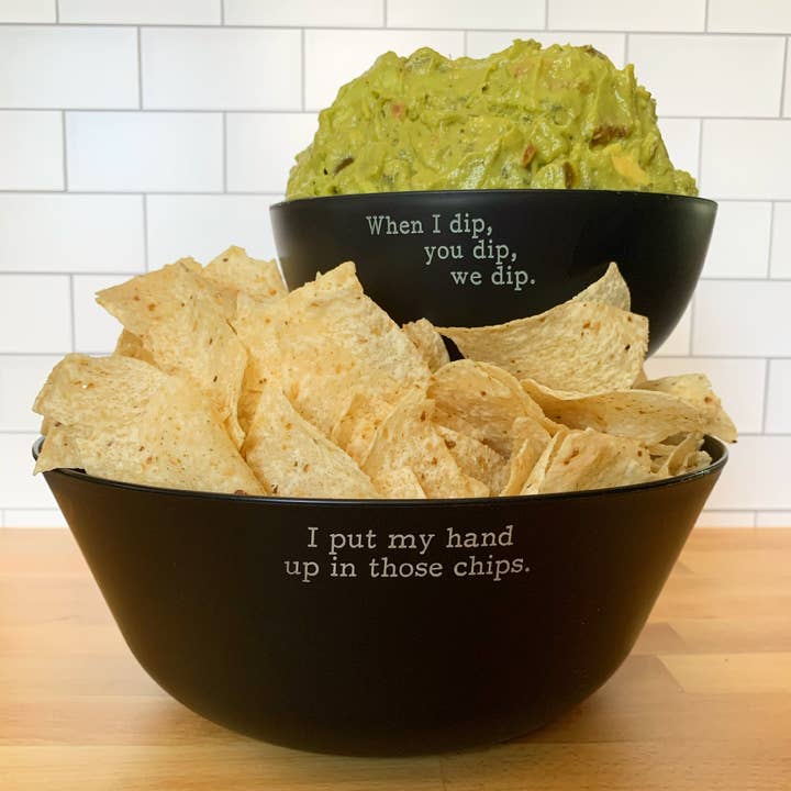 Buffalovely - Wholesale Condiment/Dip Bowl - Patio Friendly Chip and Dip Plastic Bowl Set