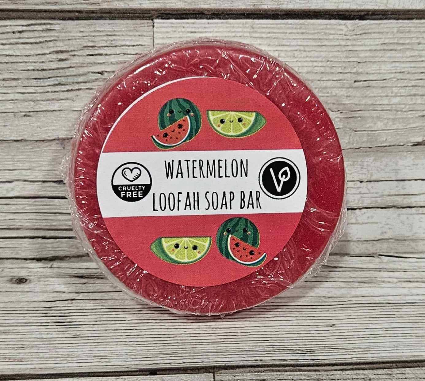 The Soap Sisters - Wholesale Bar Soap - Watermelon Loofah Soap Bar1