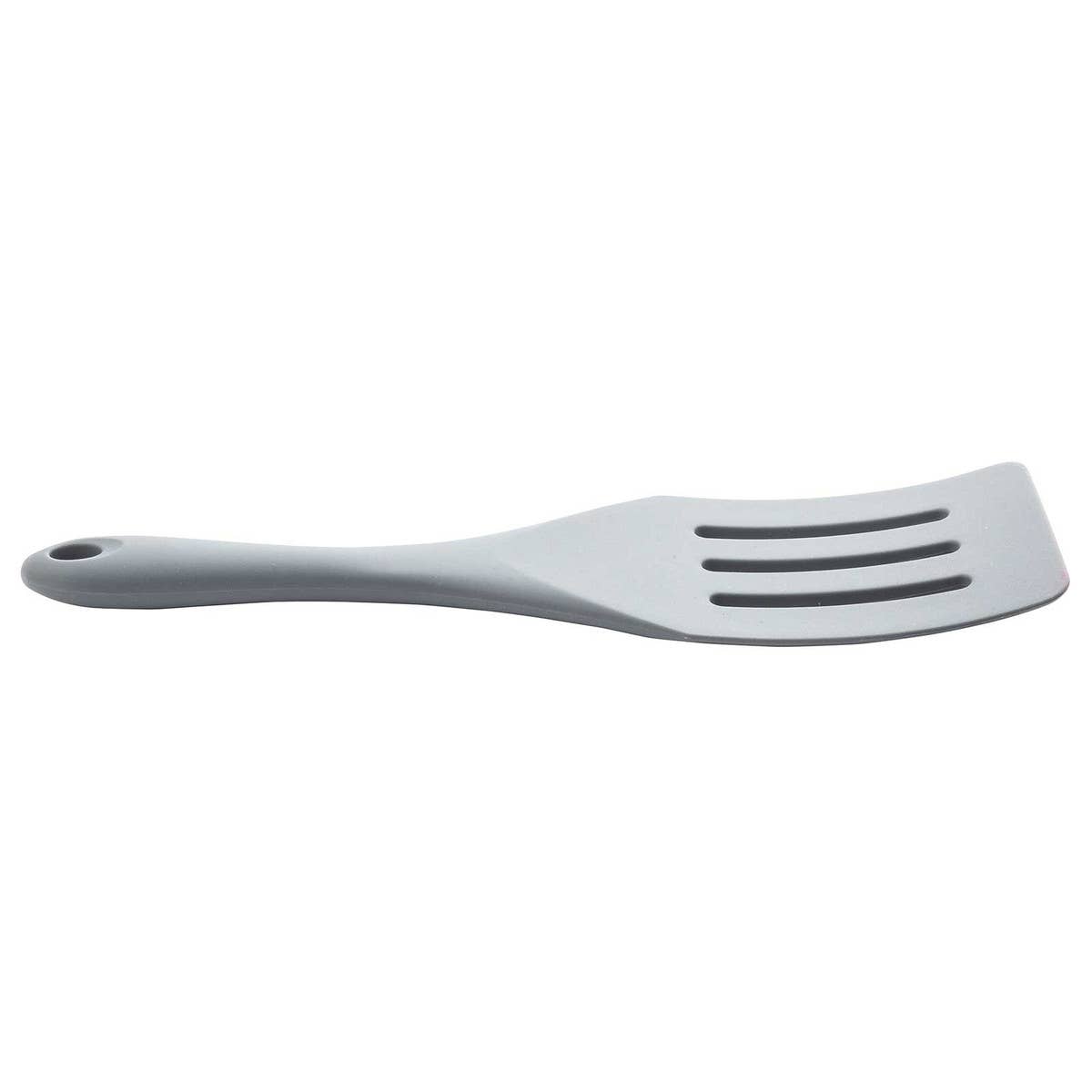 TableCraft Products Company - Wholesale Spatula/Turner - Wide Silicone Slotted Spatula Spurtle Gray1