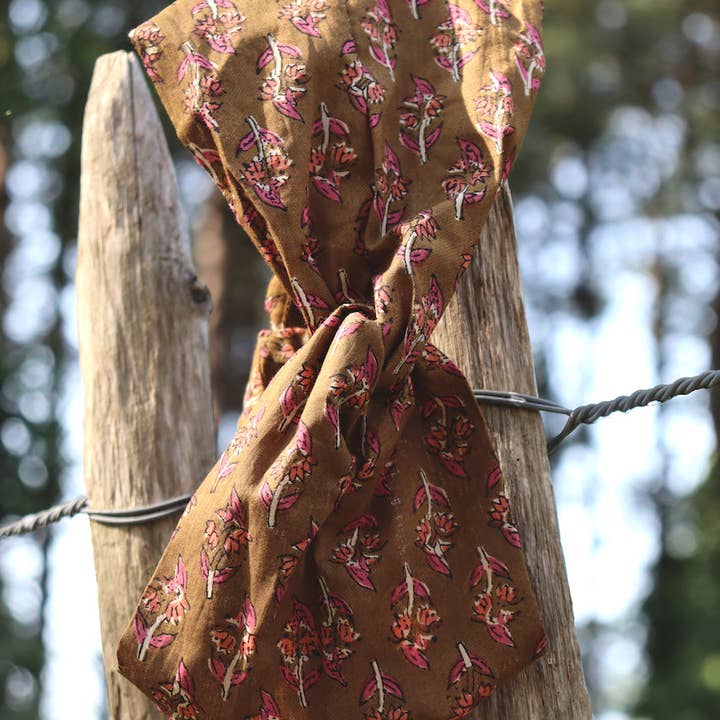 Maho - Wholesale Fashion Headband - Women's - Isa flowers Olive1