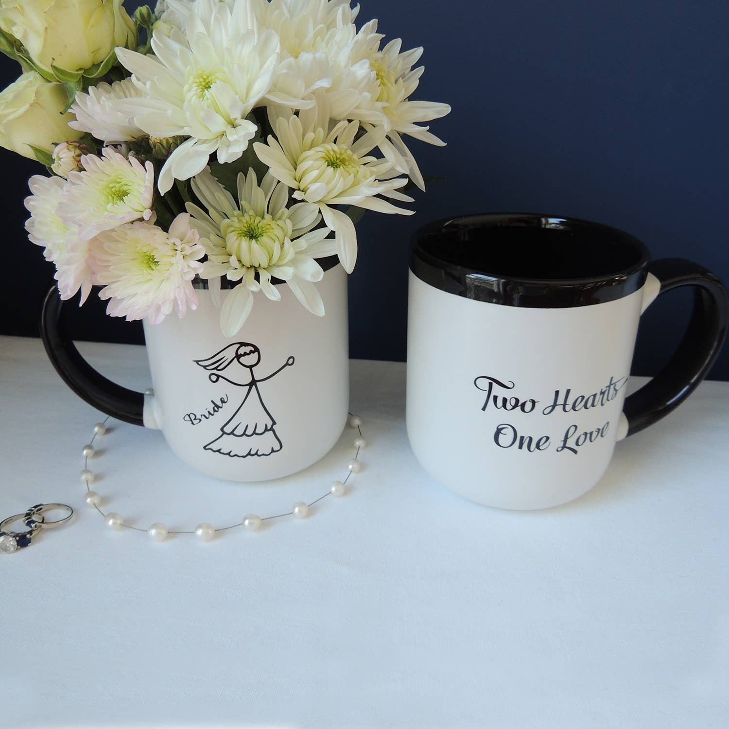 Abbey + CA Gift – Großhandel Kaffeebecher – Moderne Hochzeits-Tassen für Braut und Bräutigam2