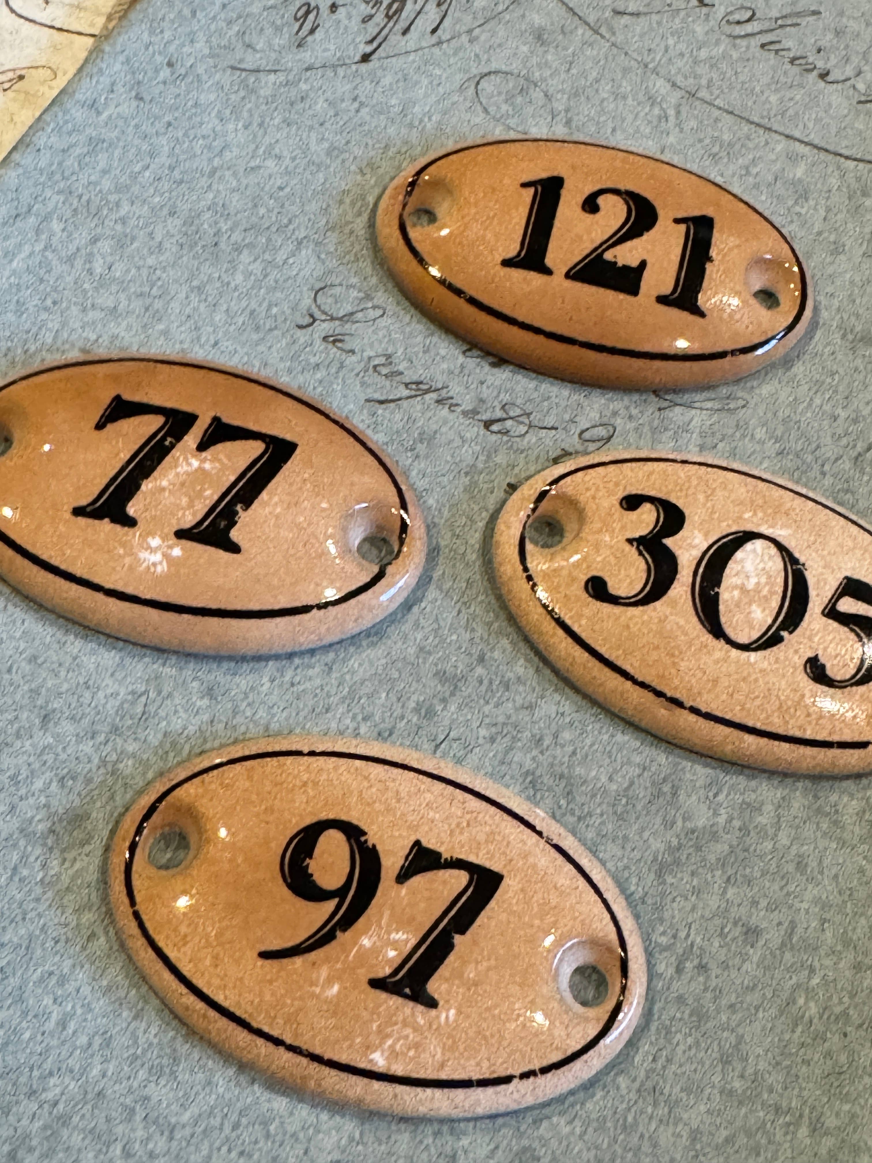 Monahan Papers - Venta al por mayor Material para manualidades - Juego de 12 números de porcelana bisque5