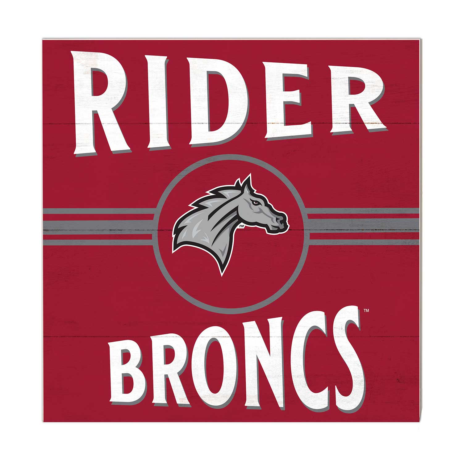 KH Sports Fan - Wholesale Sign - 10x10 Retro Rider Broncs0